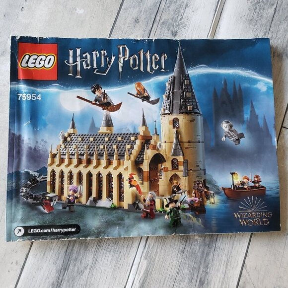 Lego 75954 Harry Potter Hogwarts Great Hall Instruction Book Manual - Picture 1 of 3